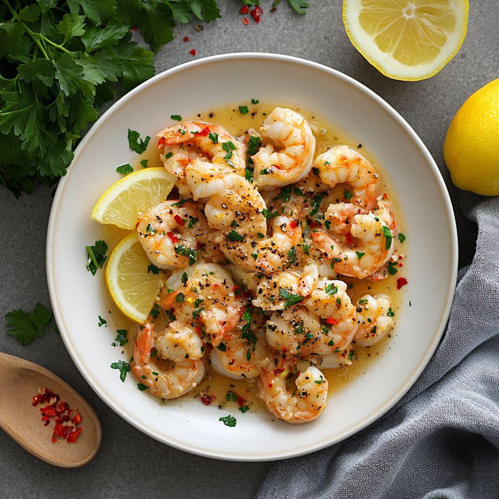 Hot Garlic Prawns